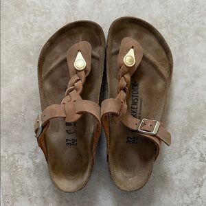 Birkenstock Women's Brown Braided Sandals